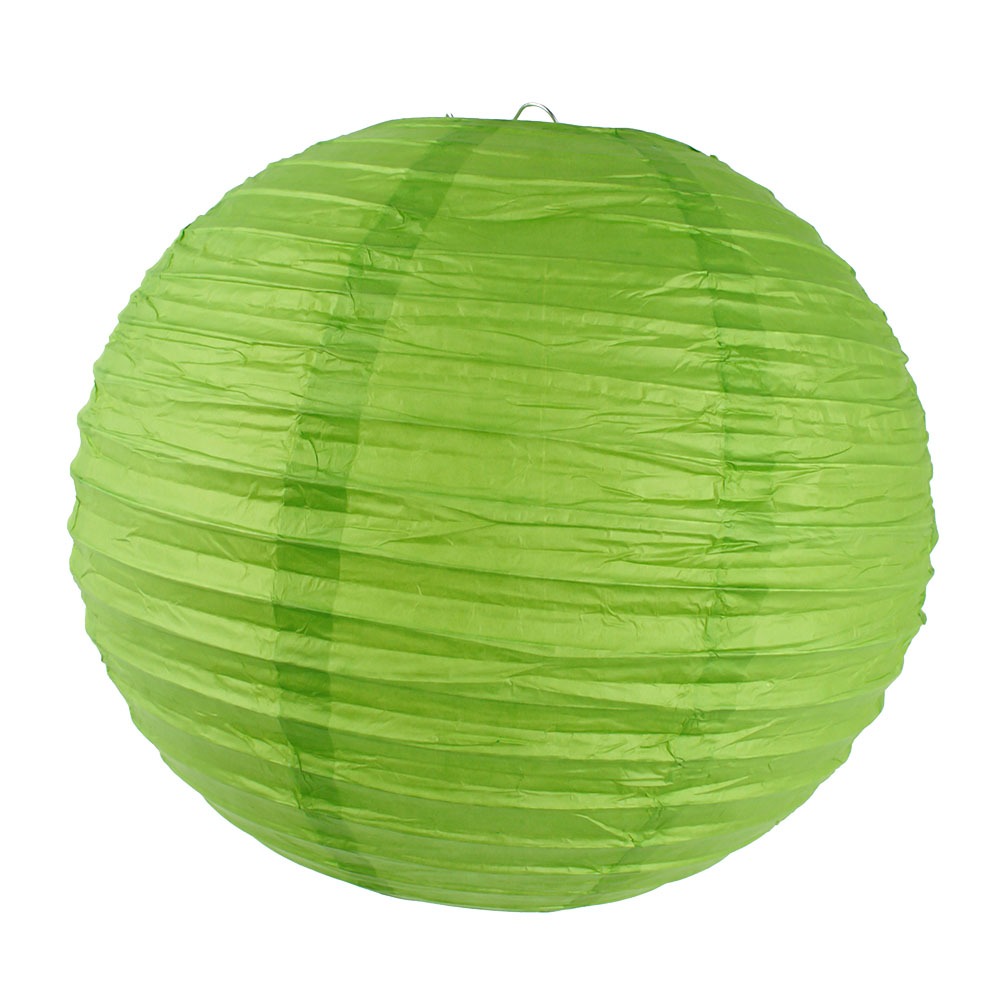 Light Green 30cm Hanji Paper Lantern Shade | Paper Lantern Traditional Korean House Japanese Restaurant