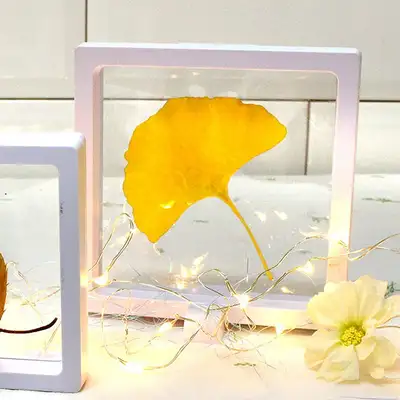 L Transparent Pressed Flower Frame | DIY Craft Mini Acrylic Frame