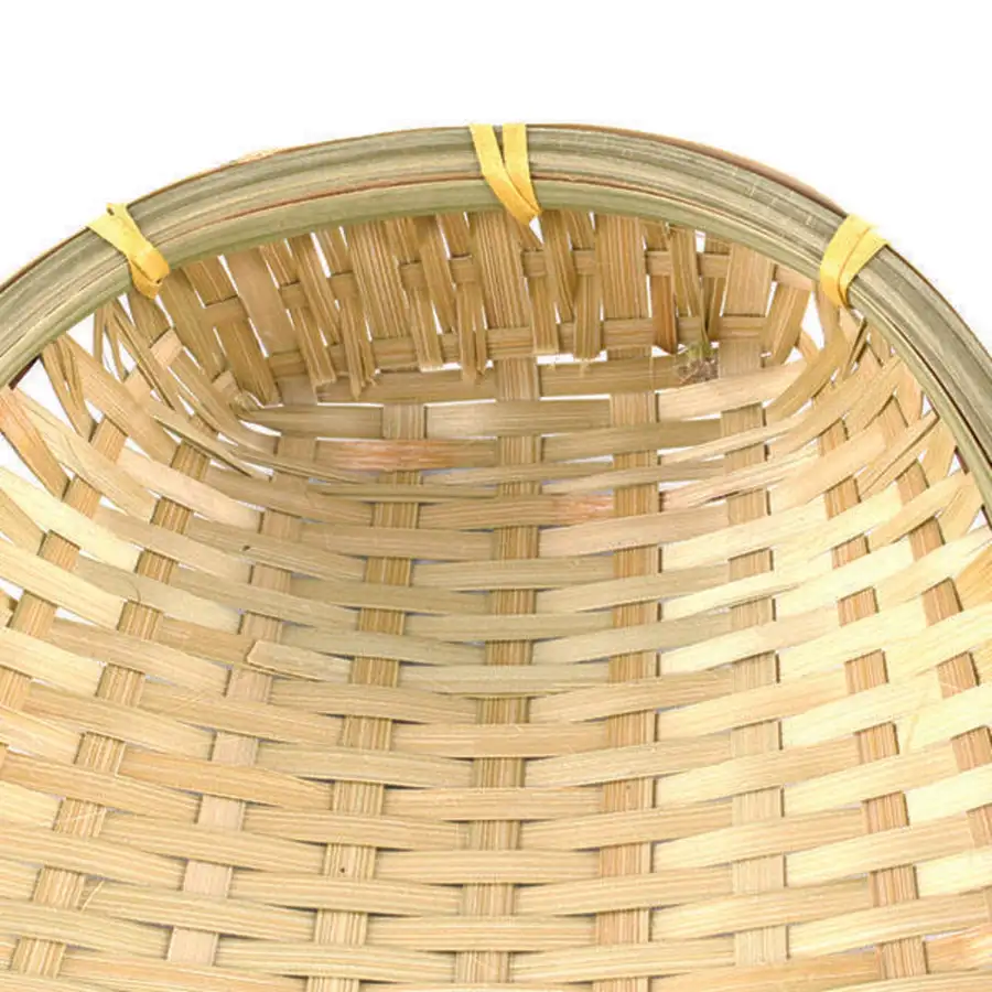 Traditional Bamboo Mini Basket 11cm (Woven Basket Decorative Folk Item) — 2