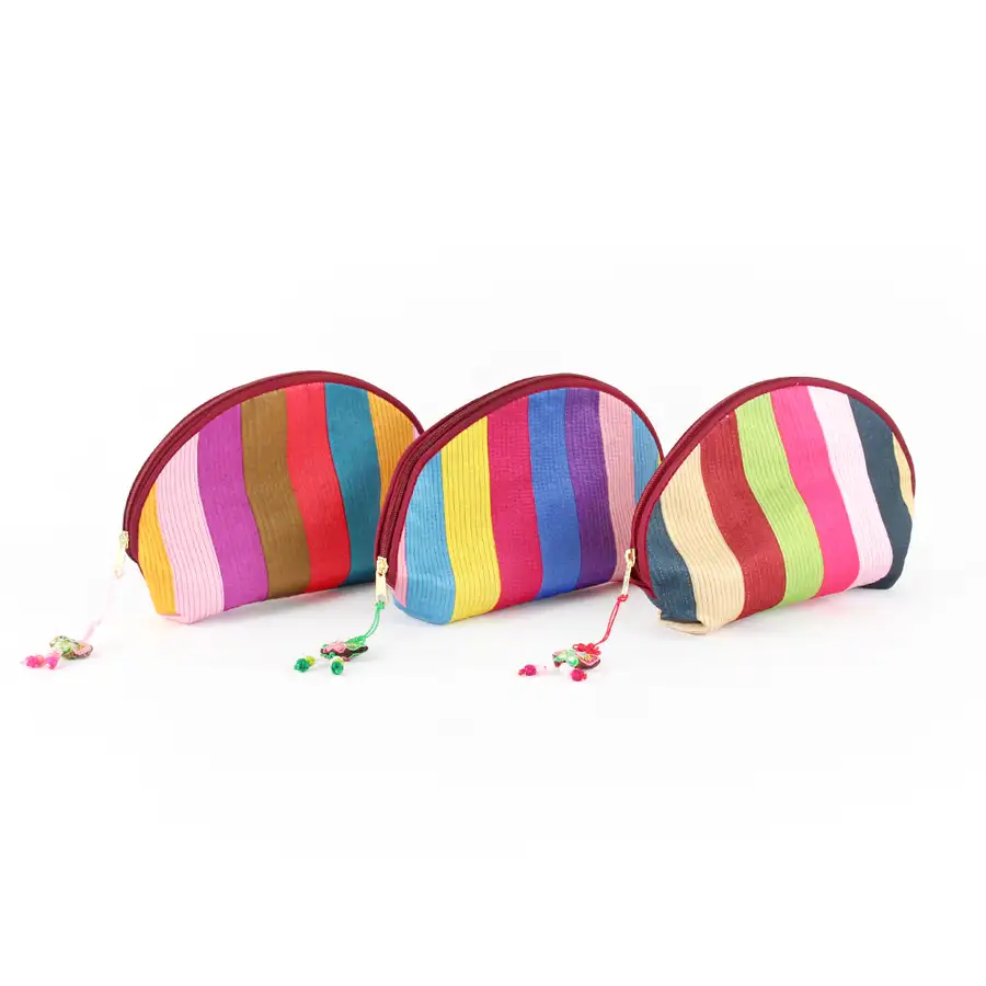 Nubi Saekdong Pouch Round (Korean Gift, Cosmetic Pouch, Traditional Souvenir) — 2