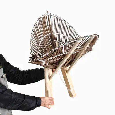 Korean-Made Decorative Mini Jige Large (Broadcast Props Wooden Jige Feng Shui Interior Decor Folklore Collectible Traditional Souvenir Gift for Foreigners)