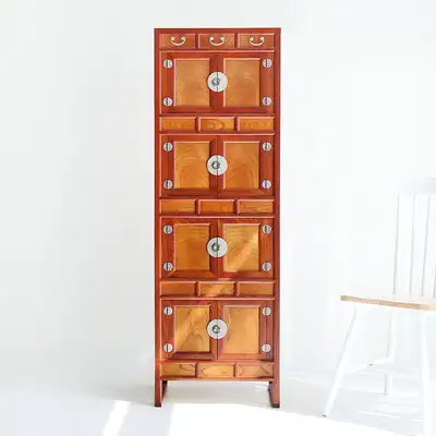 참死木 ホルジュギ 4層裁 伝統 古家具 アンティーク家具