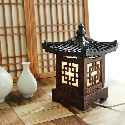 伝統韓屋瓦屋根丸瓦韓紙ムードライト(新)