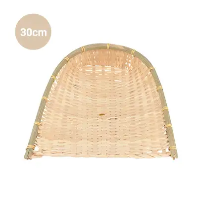 伝統竹ミニき 30cm（三態籠バスケット唐揚げ笊感謝祭日式デコ小物民俗用品）