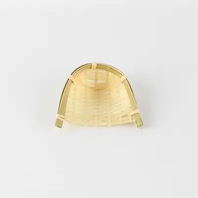 9cm ミニチュア 竹製ミニキ | ザリキ 笊 籠