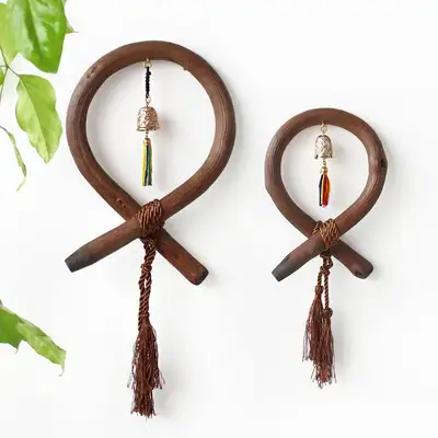 Cottoure Magnetic Door Chime (Soothure Wind Chime Doorbell Evil Eye Protection Housewarming Gift Three Calamities Protection Wall Hanging Decor)