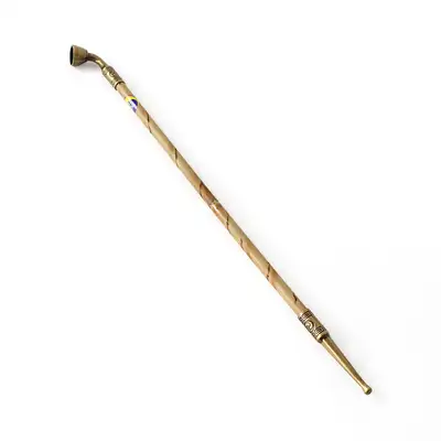 Traditional Korean Bamboo Kiseru Pipe M | Tobacco Pipe Folk Craft Korean Souvenir Hanok Interior Decor