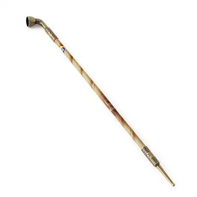 Korean Traditional Bamboo Gombangtae L | Tobacco Pipe Folk Souvenir Foreign Gift Korea Commemorative Hanok Interior