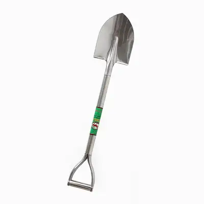 Stainless Steel Multi-Purpose Shovel | Garden Spade for Pots, Landscaping, Seedlings, and Vegetable Garden