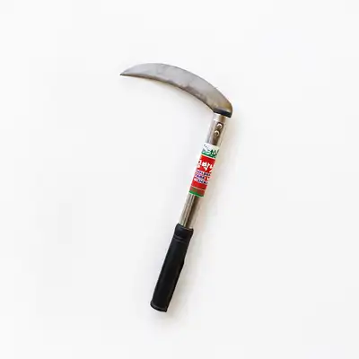 S Sickle | Weed Removal, Grass Cutting, Brush Clearing, Vegetable Garden, Farm Tools, Gardening