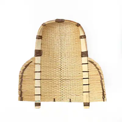 M 62x57cm Large Willow Winnow | Weekend Farm Chuseok Holiday Traditional Experience Grain Harvest Korean Hanok Interior Craft Decor