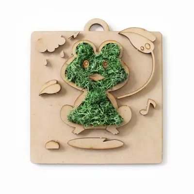 Frog Moss Frame DIY Kit | Natural Moss Air Purifying