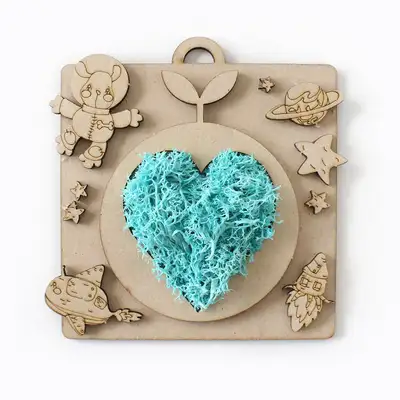 Earth Love Moss Frame DIY | Air-Purifying Natural Moss