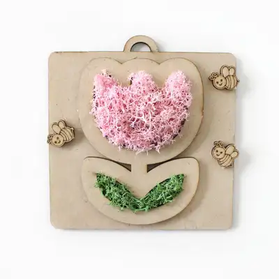 Tulip Moss Terrarium Frame DIY Kit