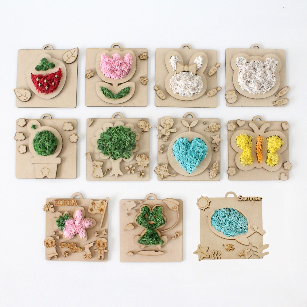 Moss Framed Art DIY Kit | Air-Purifying Natural Moss