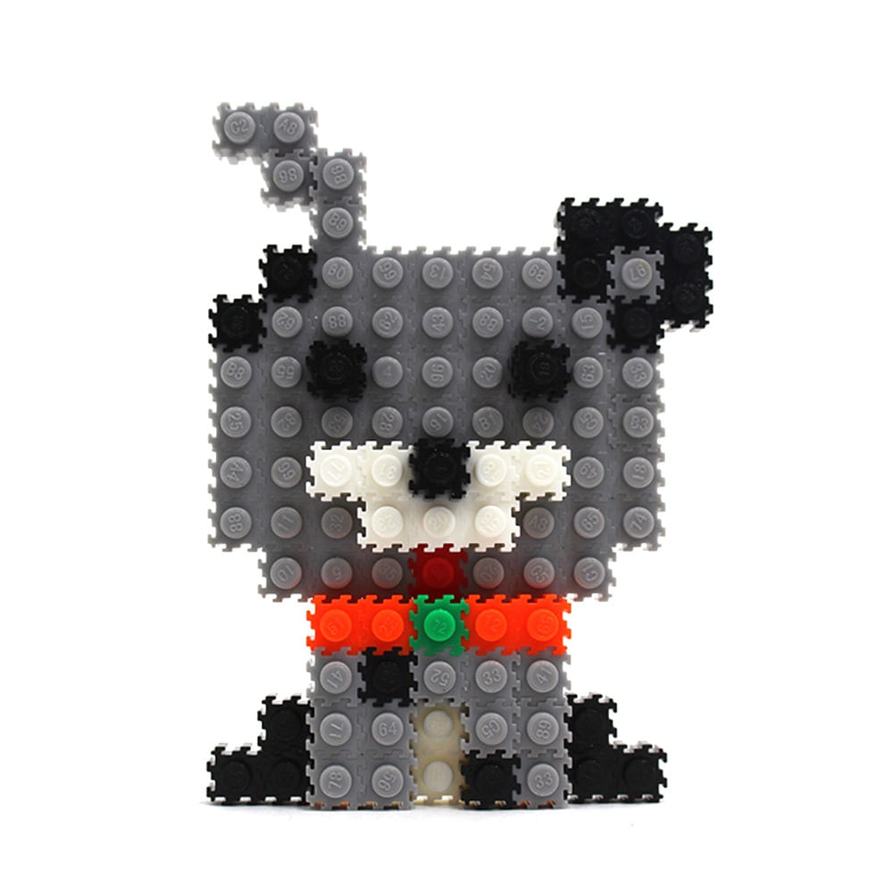 Puppy Deform Block Design Set | Mini Pom Pom Color Blocks