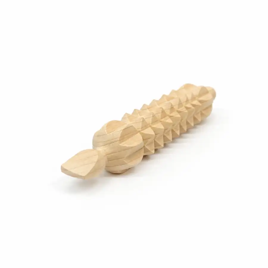 Korean Hinoki Cypress Wood Multi Hand Massager L (Wooden Acupressure Tool Portable Meridian Roller Natural Wood Health Massage Wand) — 2
