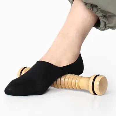 Domestic Wooden Foot Massage Roller - Pack of 1 (Manual Foot Pressure Roller Wooden Massage Stick Wood Hand Acupressure Stick Massage Rod)