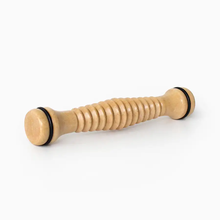 Domestic Wooden Foot Massage Roller - Pack of 1 (Manual Foot Pressure Roller Wooden Massage Stick Wood Hand Acupressure Stick Massage Rod) — 2
