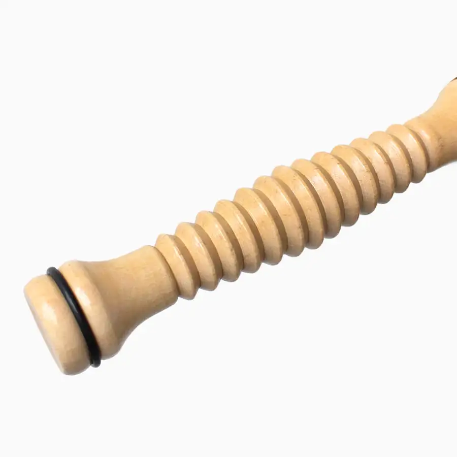 Domestic Wooden Foot Massage Roller - Pack of 1 (Manual Foot Pressure Roller Wooden Massage Stick Wood Hand Acupressure Stick Massage Rod) — 3