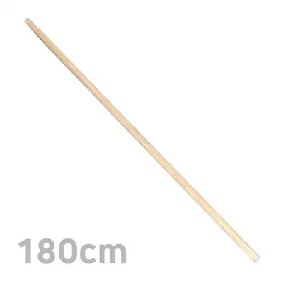180cm 国産ストレッチング棒（木製エクササイズ棒 ホームトレーニング ピラティス 無垢材ヨガ棒 フィットネス ストレッチバー マッサージスティック）
