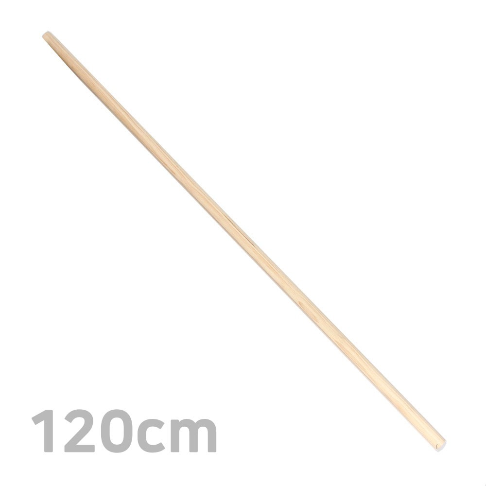 120cm Domestic Wooden Stretching Bar (Wood Exercise Bar Home Training Pilates Natural Wood Yoga Bar Fitness Stretching Stick Massage Roller)