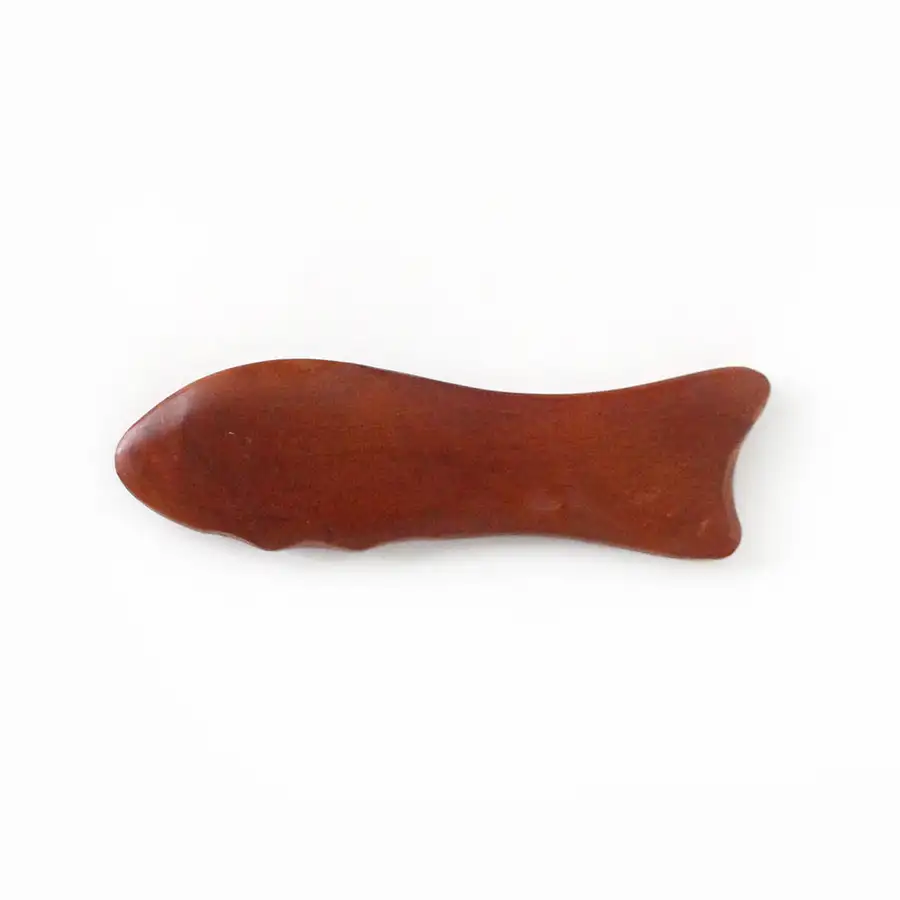 Rosewood Gua Sha Pressure Point Massager DL Wood Full Body Face Meridian — 2
