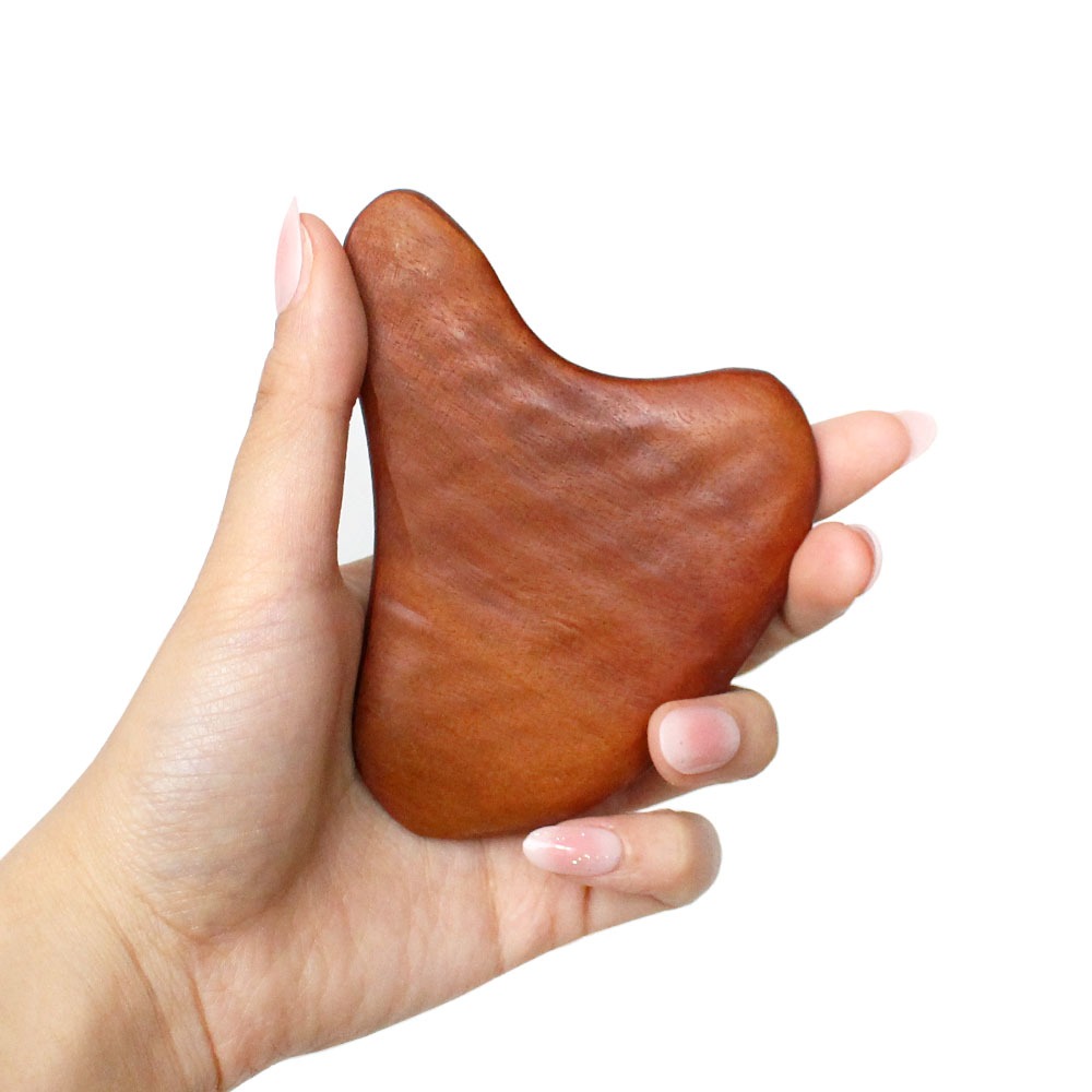 Rosewood Gua Sha Acupressure Tool - Full Body and Facial Meridian Massage