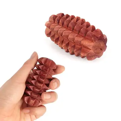Domestic Fragrant Wood Hand Massager S (Wooden Hand Acupressure Tool Health Reflexology Portable Meridian Massager Natural Wood Massage Stick)