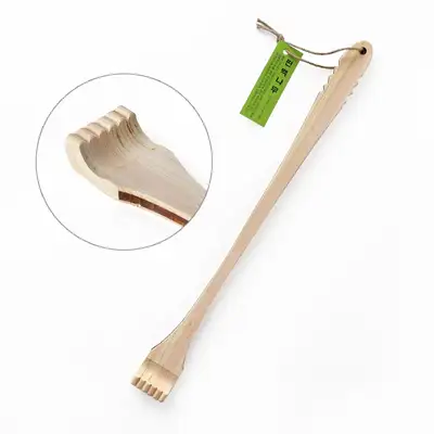 Hinoki Cypress Wood Back Scratcher | Traditional Korean Filial Duty Gift for Seniors and International Visitors