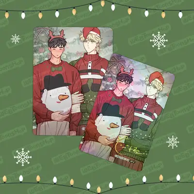 【靴を脱ぐ方法】ウェブトゥーン フォトカード クリスマス スペシャル コレクション 1種
