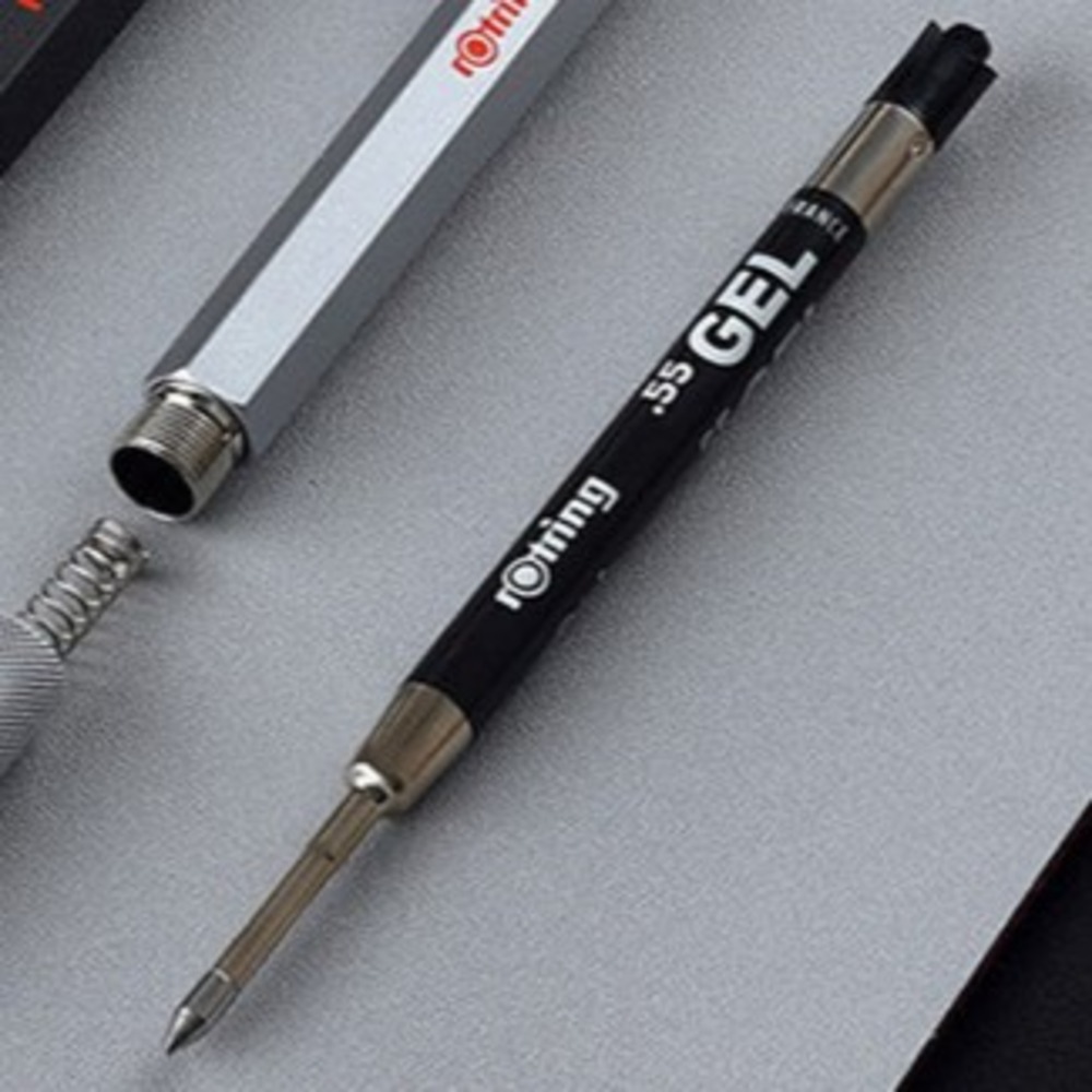 Rotring Gel Ballpoint Pen Refill Black M 0.5mm