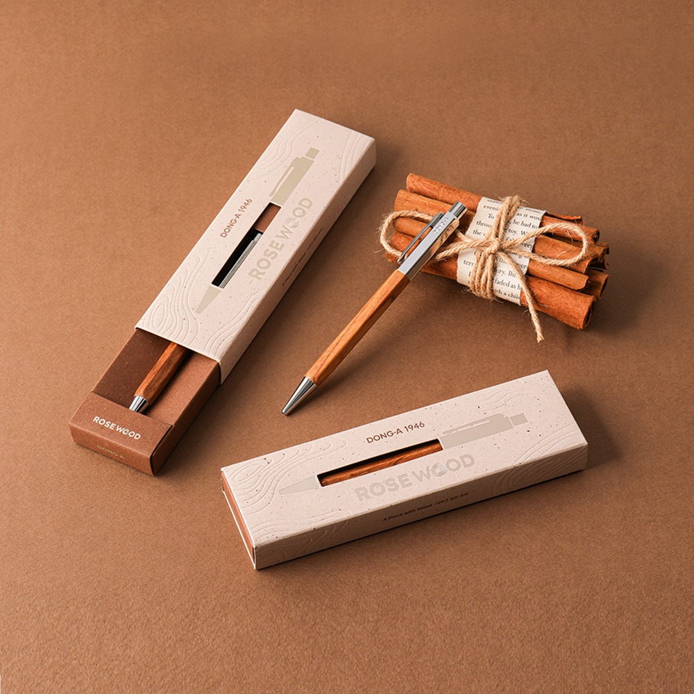 Dong-A 1946 Rosewood Pen 0.7mm Premium Ballpoint Pen