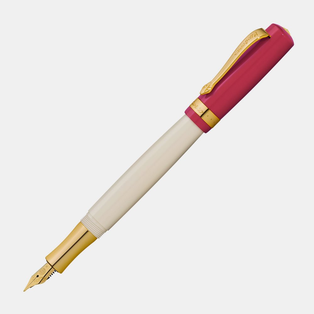 Kaweco Student 30s Blues Gold Fountain Pen Bordeaux Cream