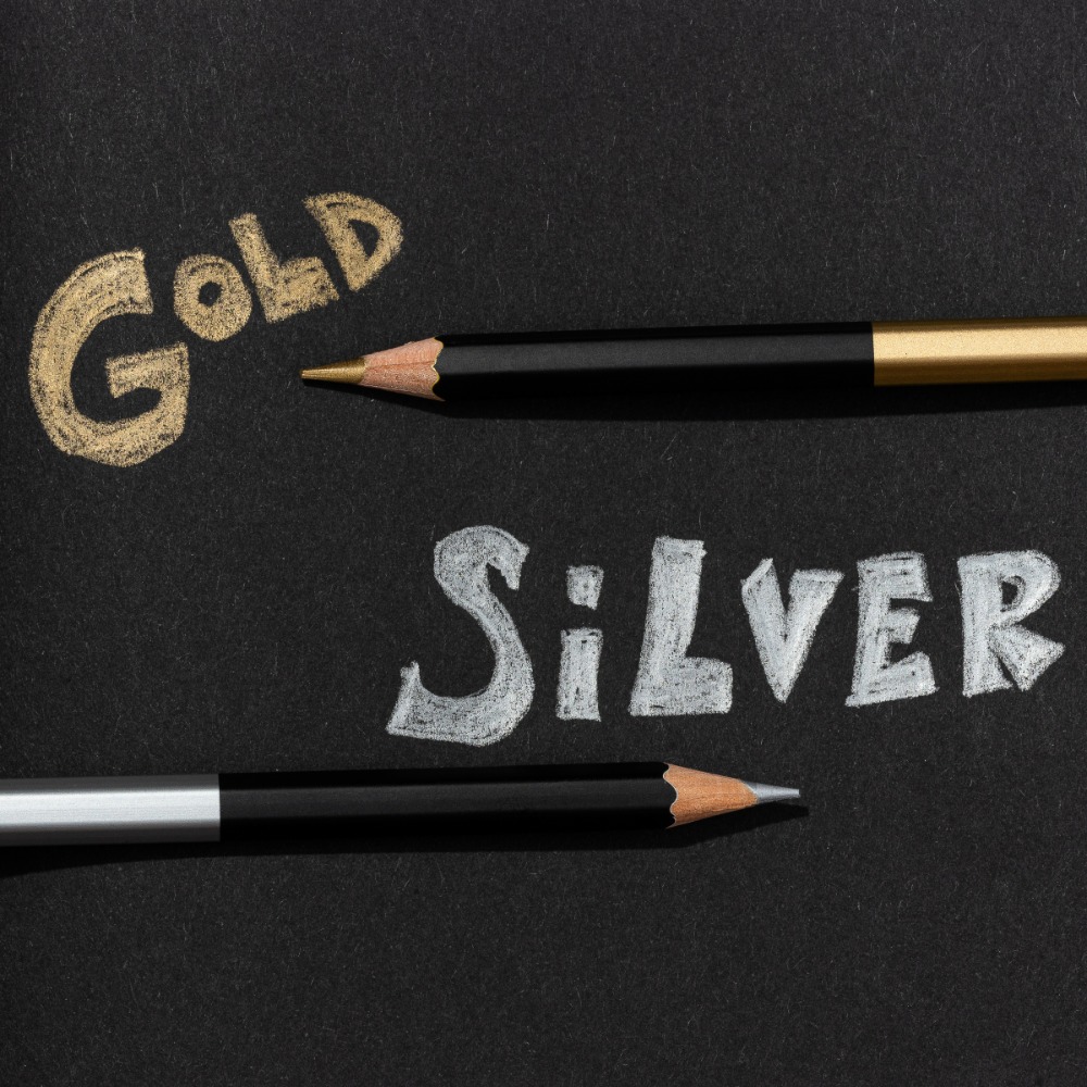 Blackwing Pencil LAB 05.13.25 Gold Silver