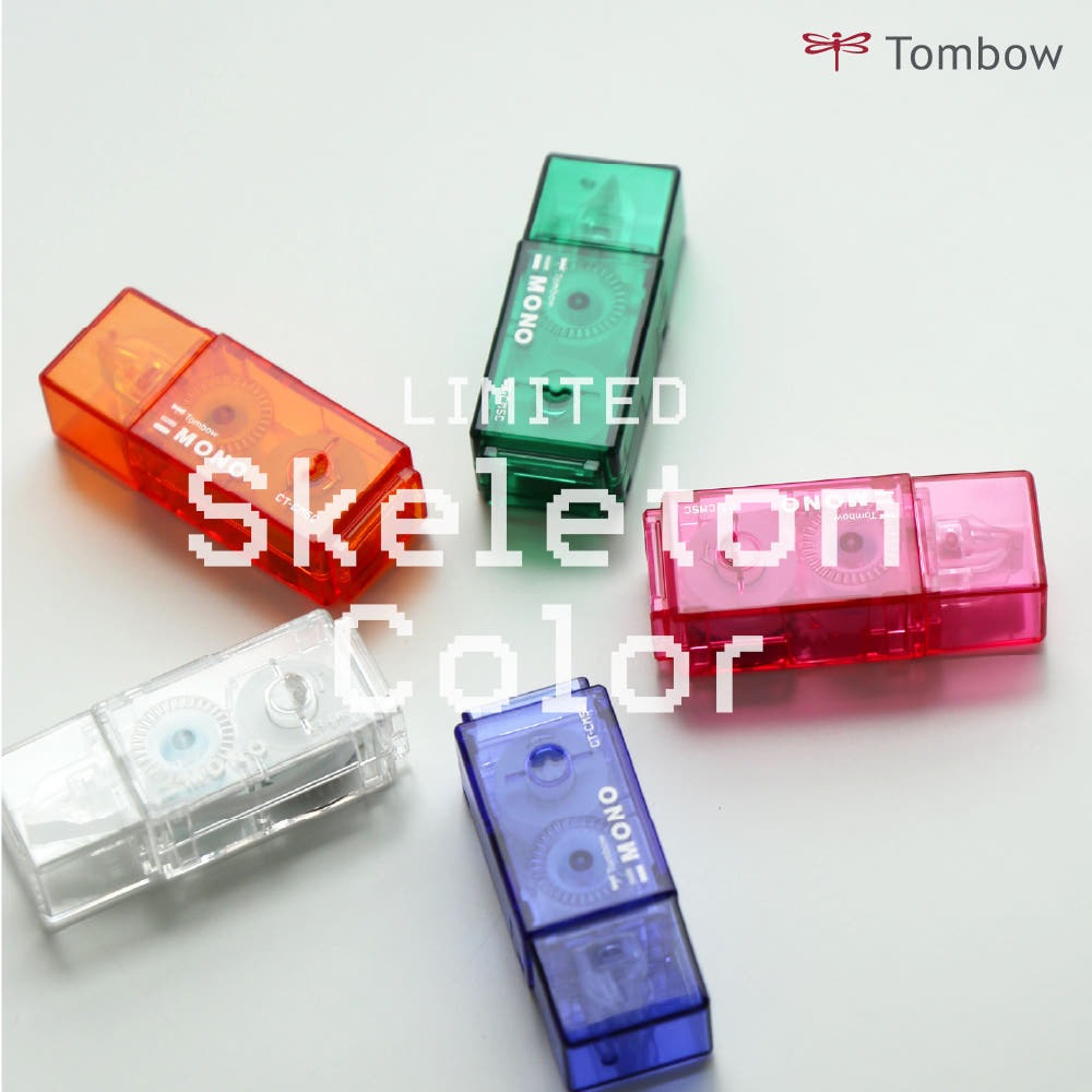 Tombow Mono Pocket Mini Correction Tape Skeleton Color CT-CM5C