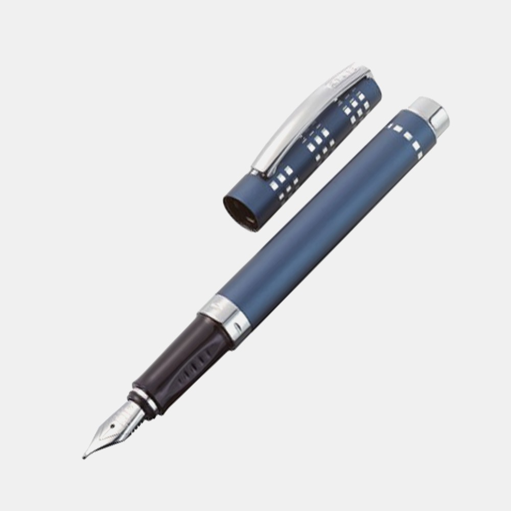Online Vision Design Fountain Pen EF Black Blue - Special Price