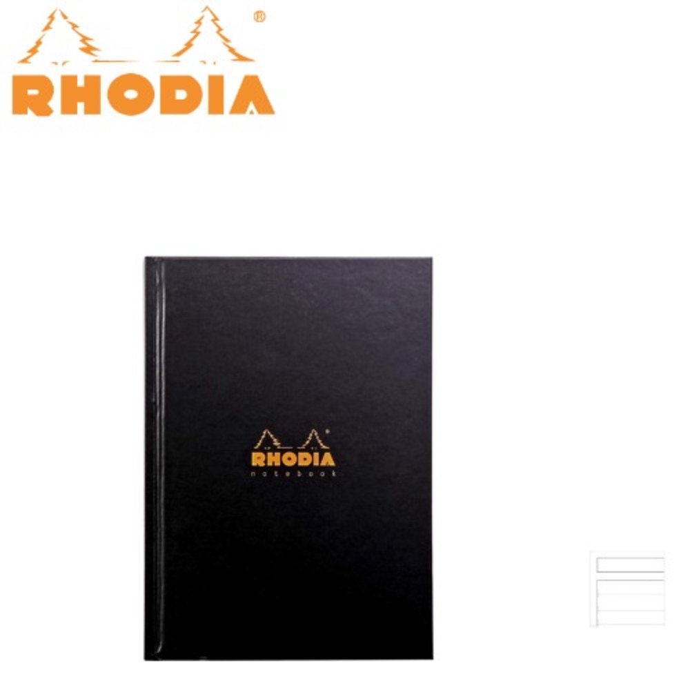 Rhodia Business Hardcover Notebook A5 Lined 90g 96 Pages 19526