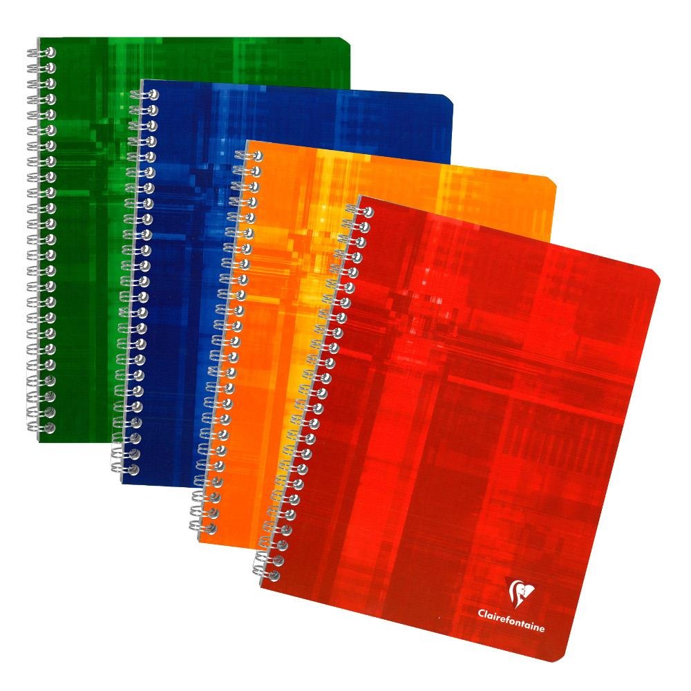Clairefontaine Metric Spring Notebook Grid Note 268162 A4 90 Sheets 21cm x 29.7cm