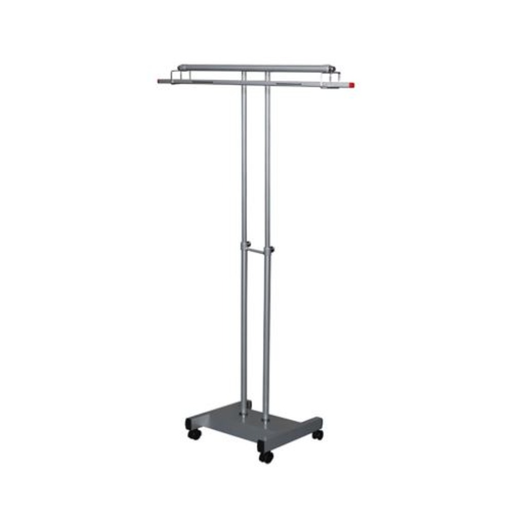 Premium Chart Stand Mobile T-Frame Track with Wheels
