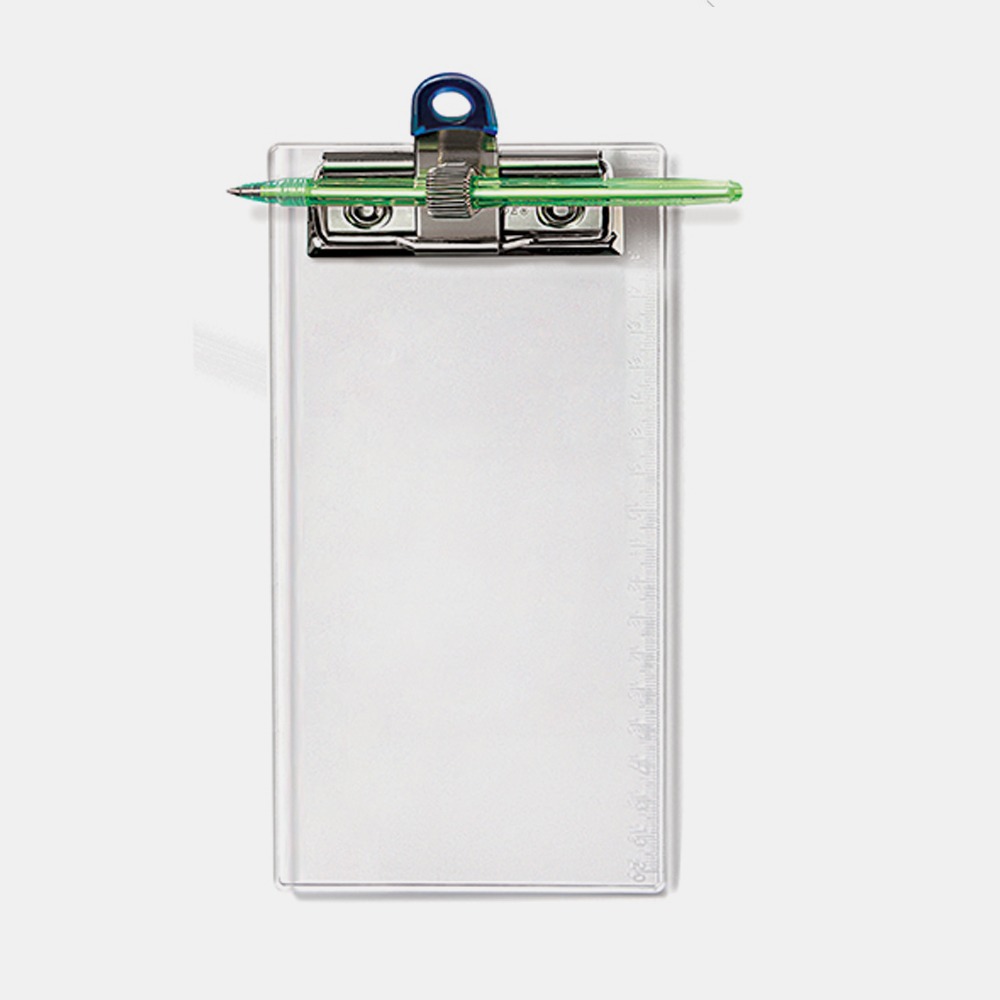 Munhwa File Transparent Clipboard B6 Simple Receipt F913-1