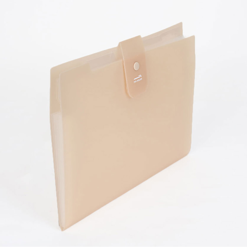 Biwoom 3500 5-Compartment Easy Document File Beige