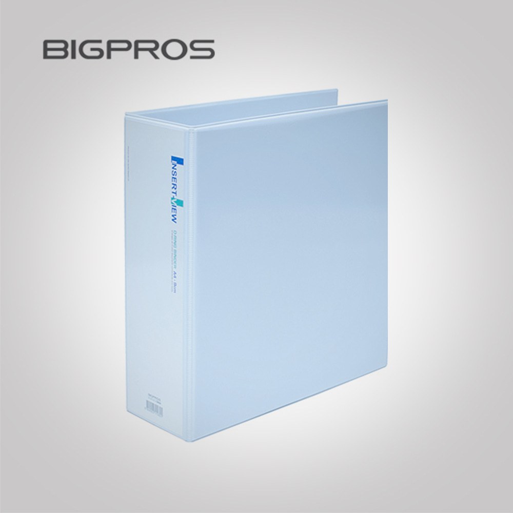 BigFros D648 A4 9cm 3-Hole PVC Insert-View D-Ring File