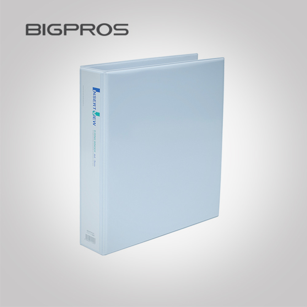 Big Pros D645 A4 5cm 3-Hole PVC Insert-View D-Ring File