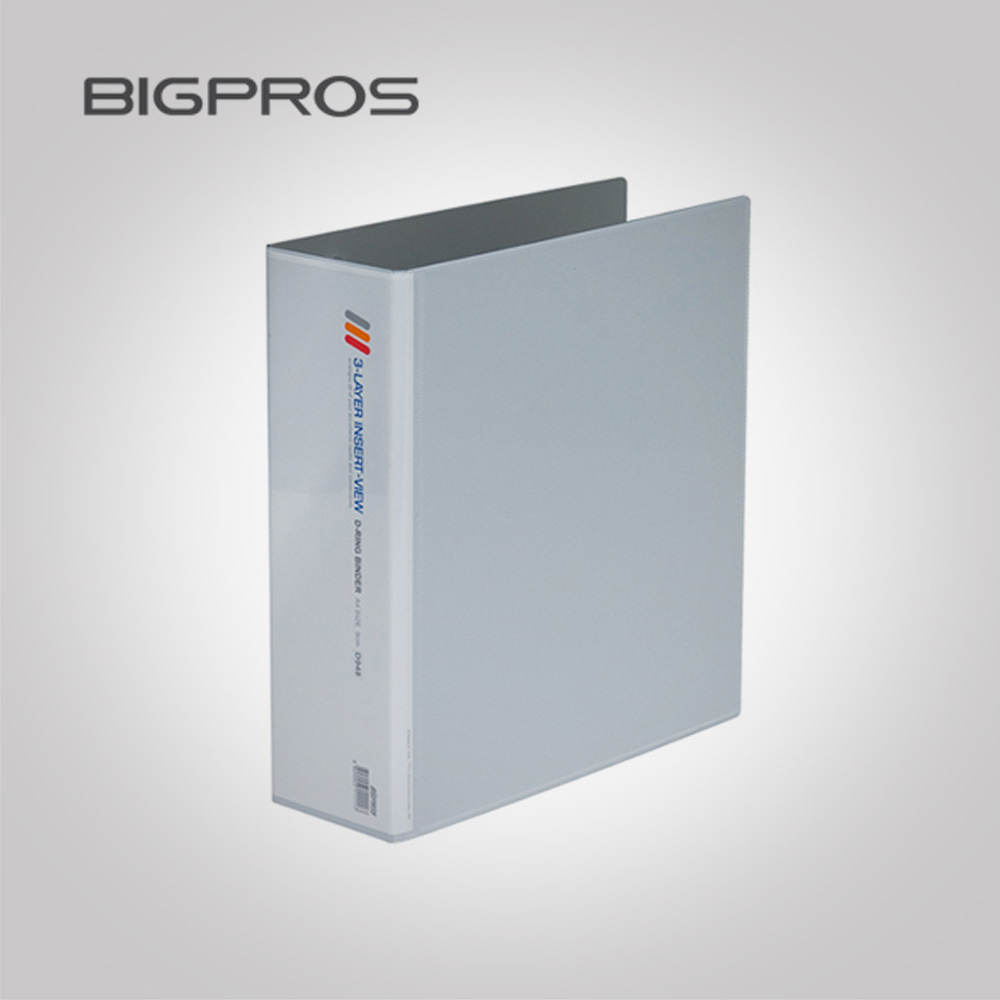 Big Prose D948 A4 9cm 3-Hole 3-Layer Insert-View D-Ring File