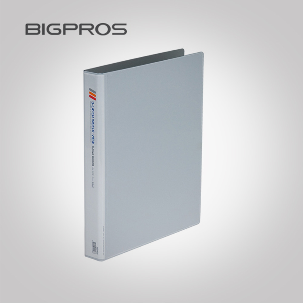 BigFross D942 A4 2cm 3-Hole 3-Layer Insert-View D-Ring File