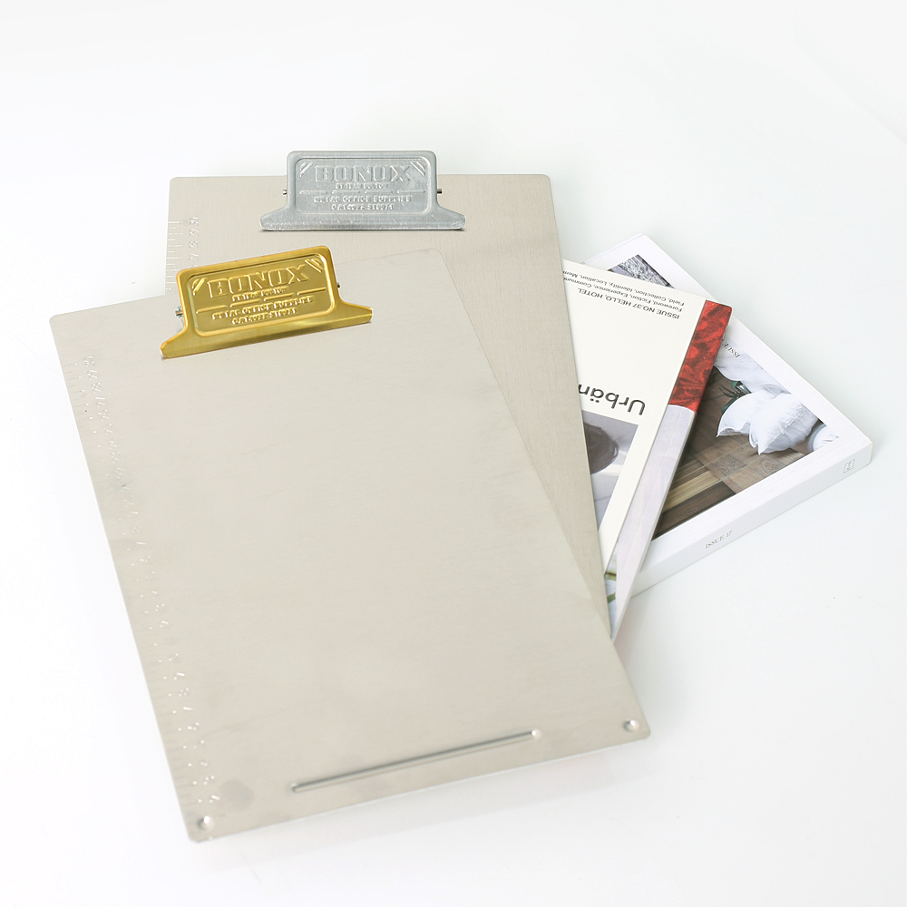 Dulton Metal Galvanized Aluminum Interior Clipboard A4