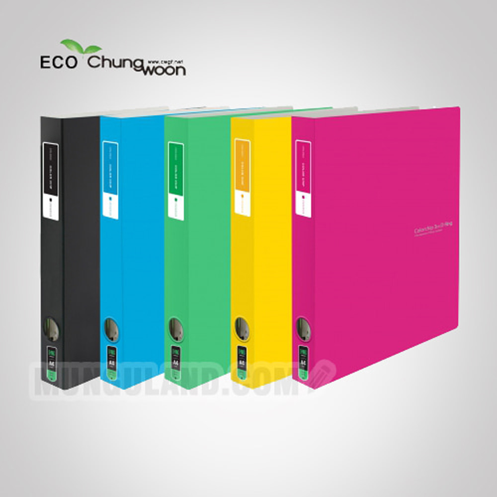 Cheongun Color Chip 3-Hole D-Ring Binder