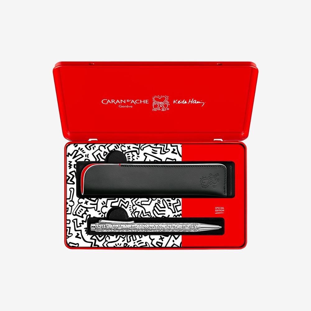 Caran d'Ache Ecridor Ballpoint Pen Keith Haring Gift Set 23