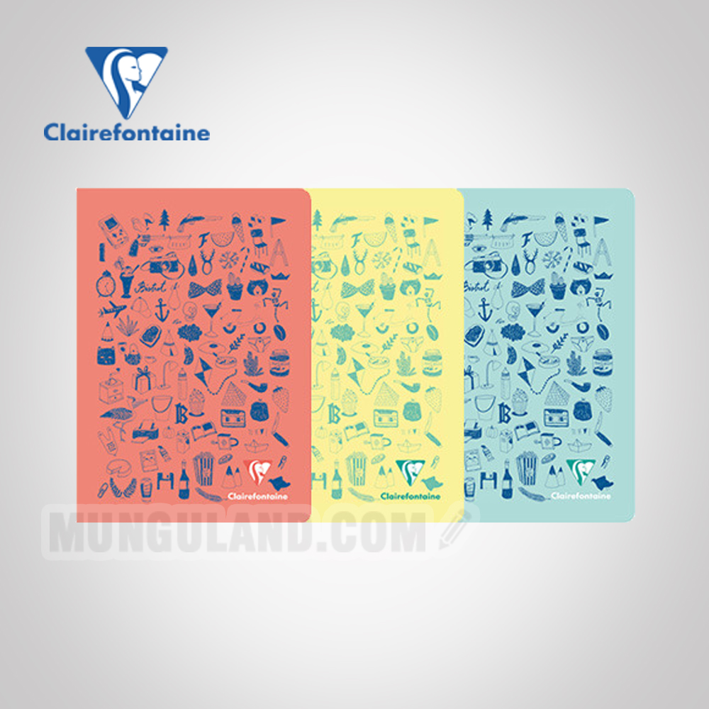 Clairefontaine Twice Stapled Lined Notebook M (A5 148×210)